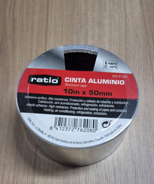 CINTA DE ALUMINIO ADHESIVA