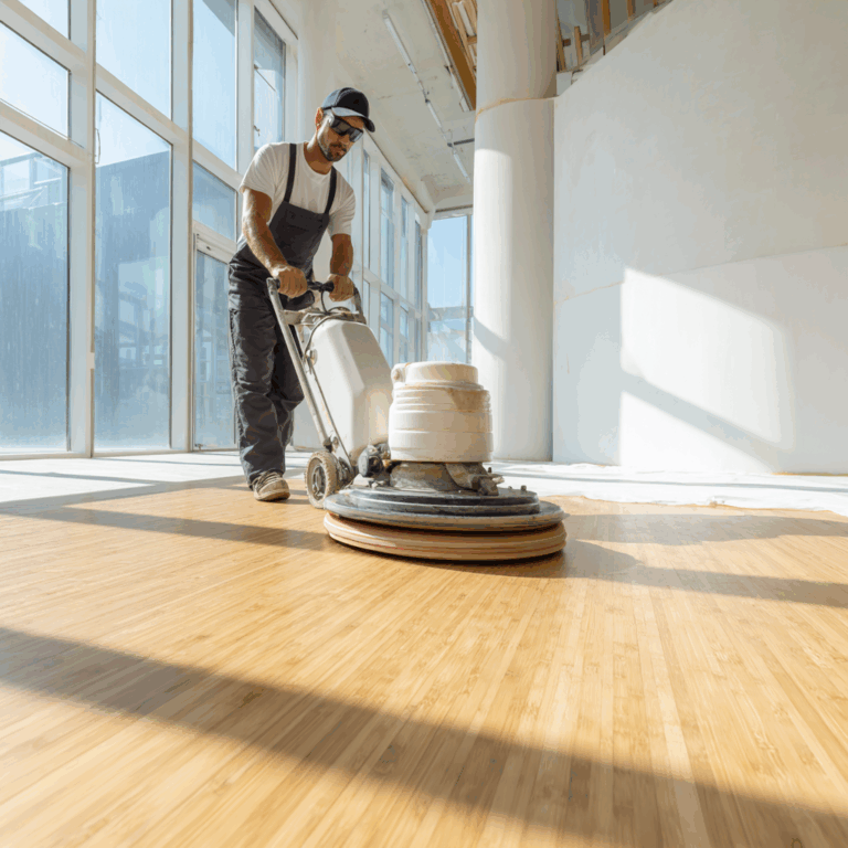 acabado parquet bambú